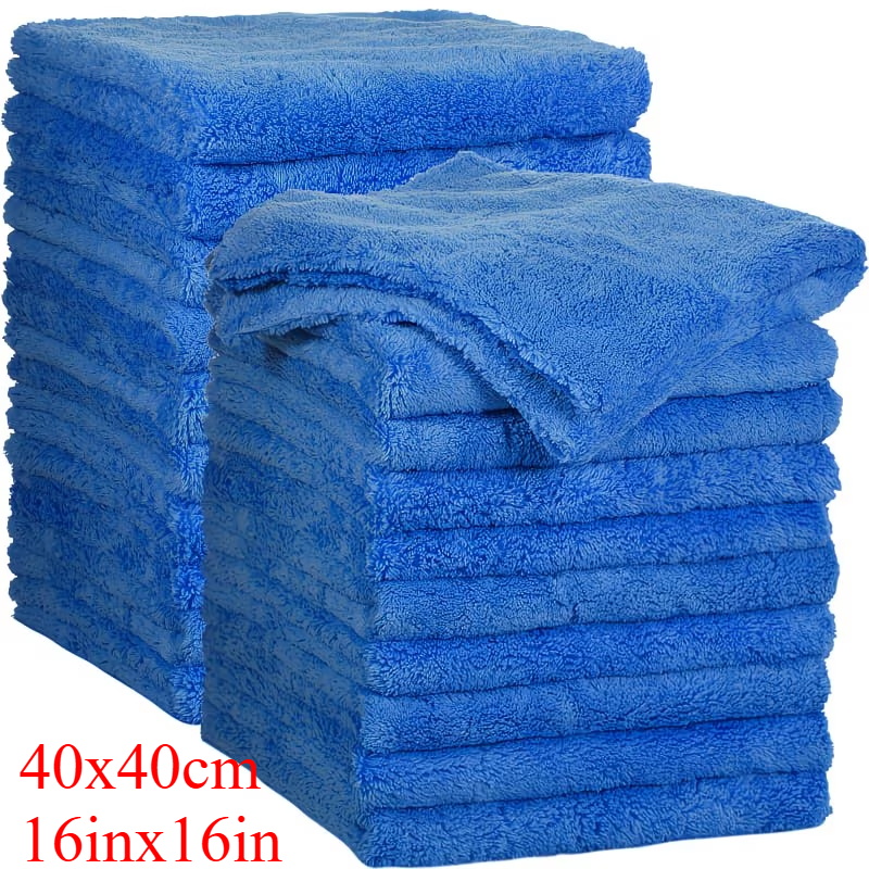 Microfiber Towel Detailing - 1/3/5PCS Microfiber Cleaning Cloths 16×16 Inch,