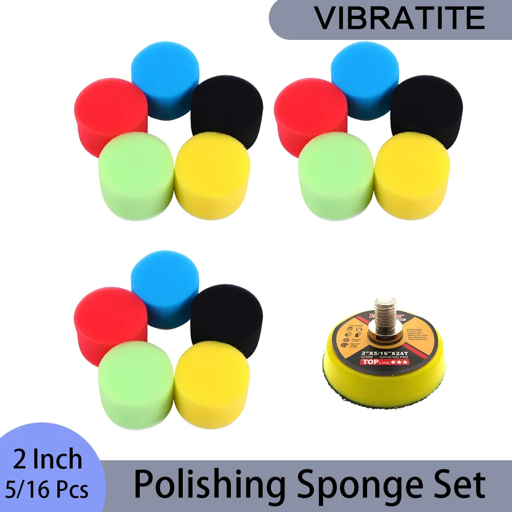 5/16 Pcs 2 Inch Polishing Spon - Polish Pad Set Buffer avaliação e preço