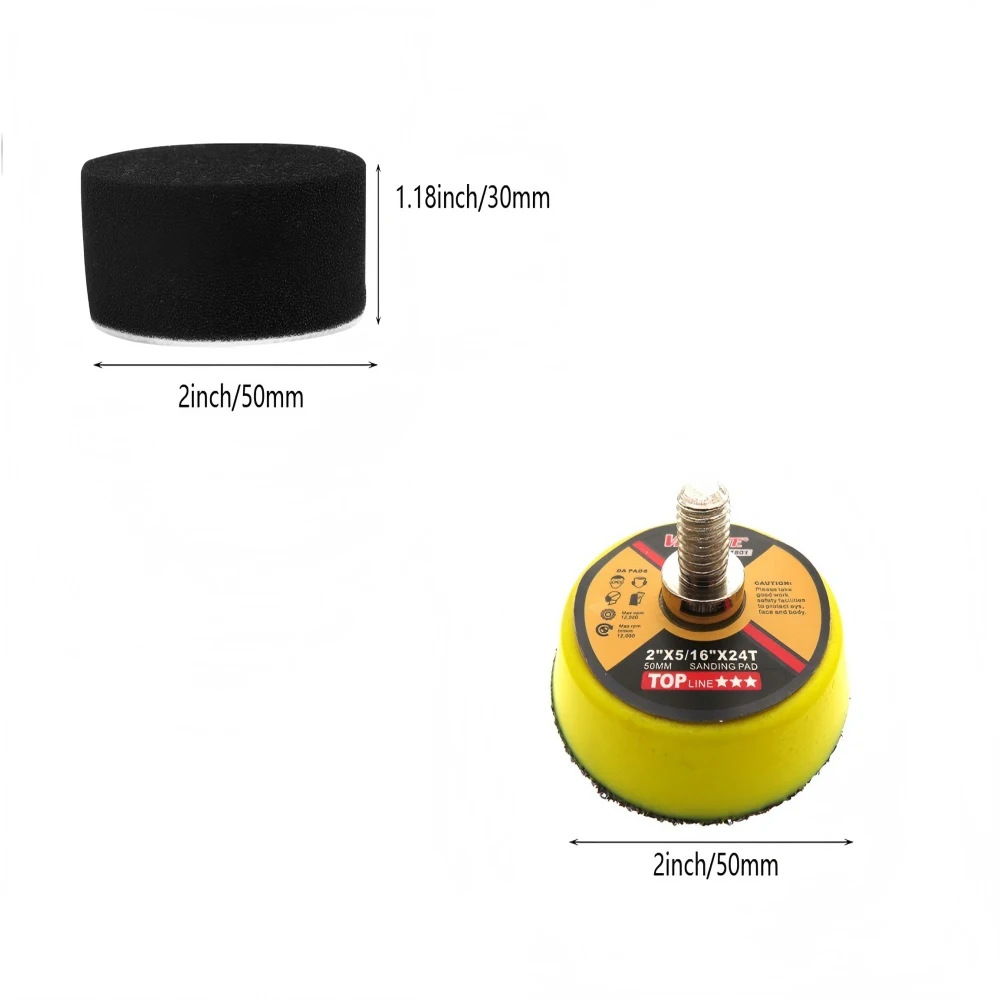 5/16 Pcs 2 Inch Polishing Spon - Polish Pad Set Buffer avaliação e preço