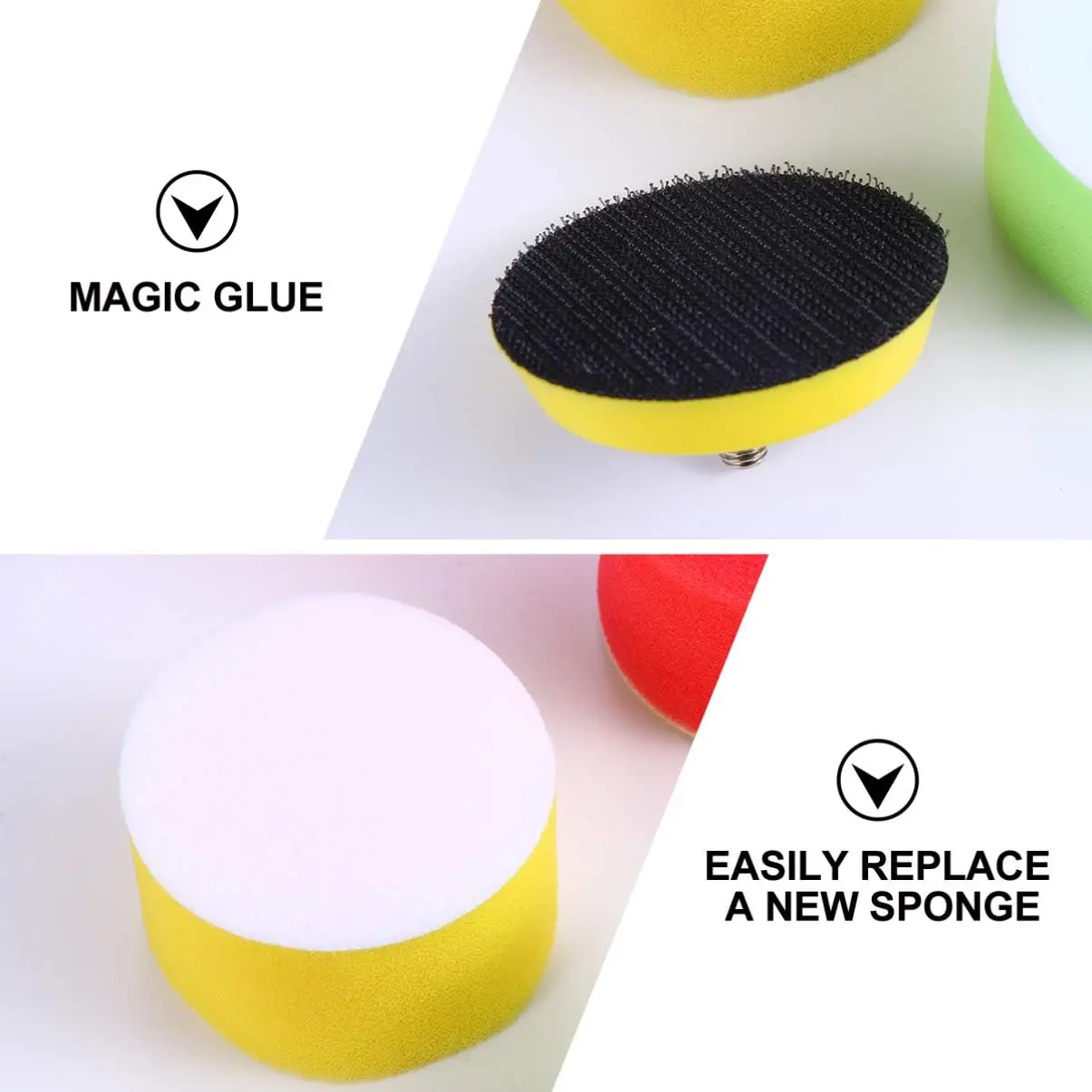 5/16 Pcs 2 Inch Polishing Spon - Polish Pad Set Buffer avaliação e preço