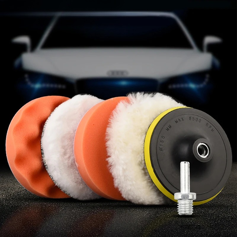 6pcs/set Car Polishing Sponge  - Polish Pad Set Buffer avaliação e preço