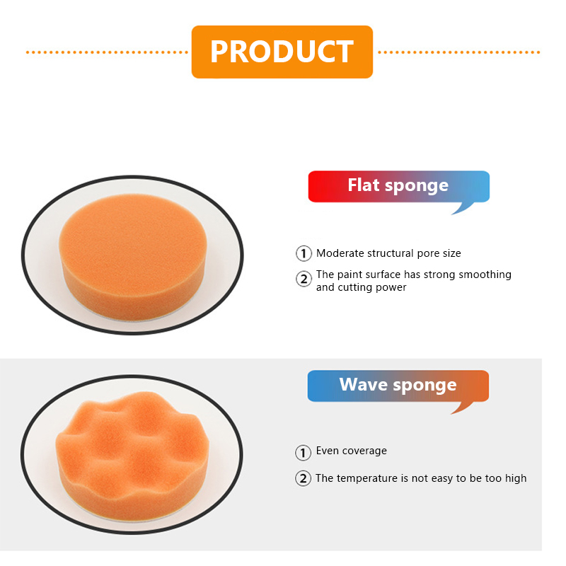 6pcs/set Car Polishing Sponge  - Polish Pad Set Buffer avaliação e preço