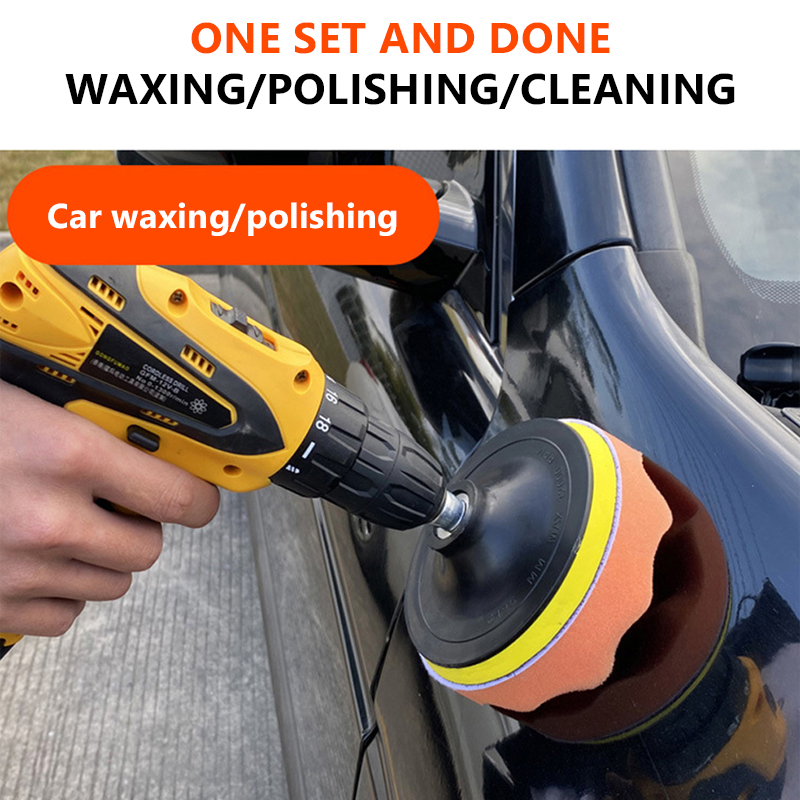 6pcs/set Car Polishing Sponge  - Polish Pad Set Buffer avaliação e preço