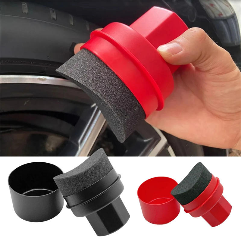 Curved Car Tire Waxing Sponge  - Wax Applicator Pad avaliação e preço