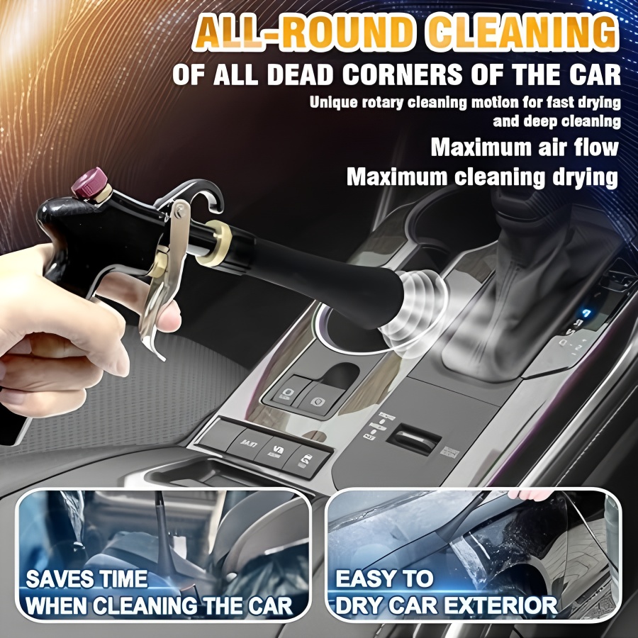 Air Blow Gun Car Interior Clea - Dirt Brush Interior avaliação e preço
