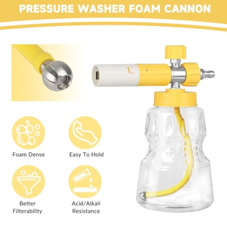Foam Cannon for Pressure Washe - Foam Cannon Car Wash avaliação e preço