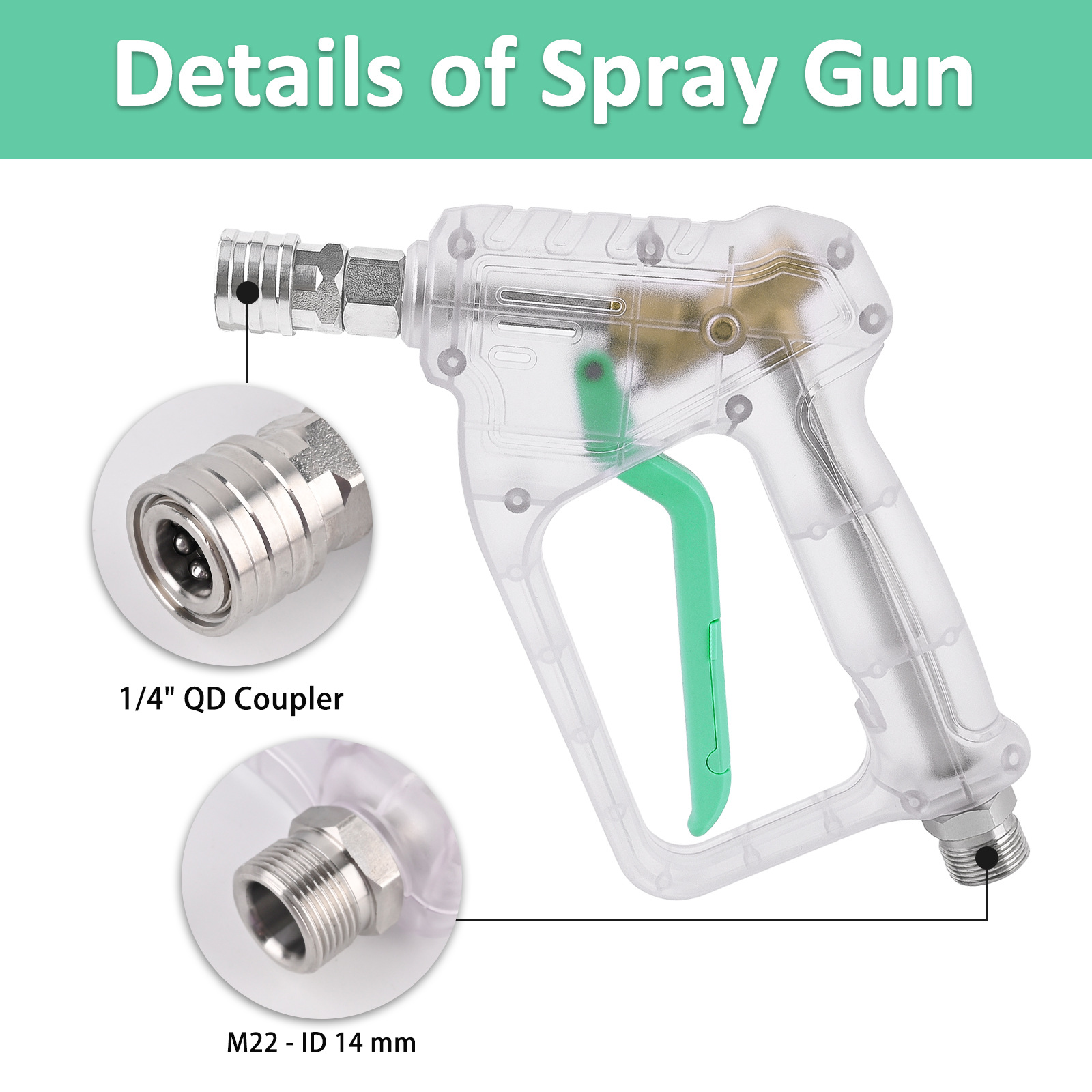 High Pressure Washer Gun with  - Foam Cannon Car Wash avaliação e preço