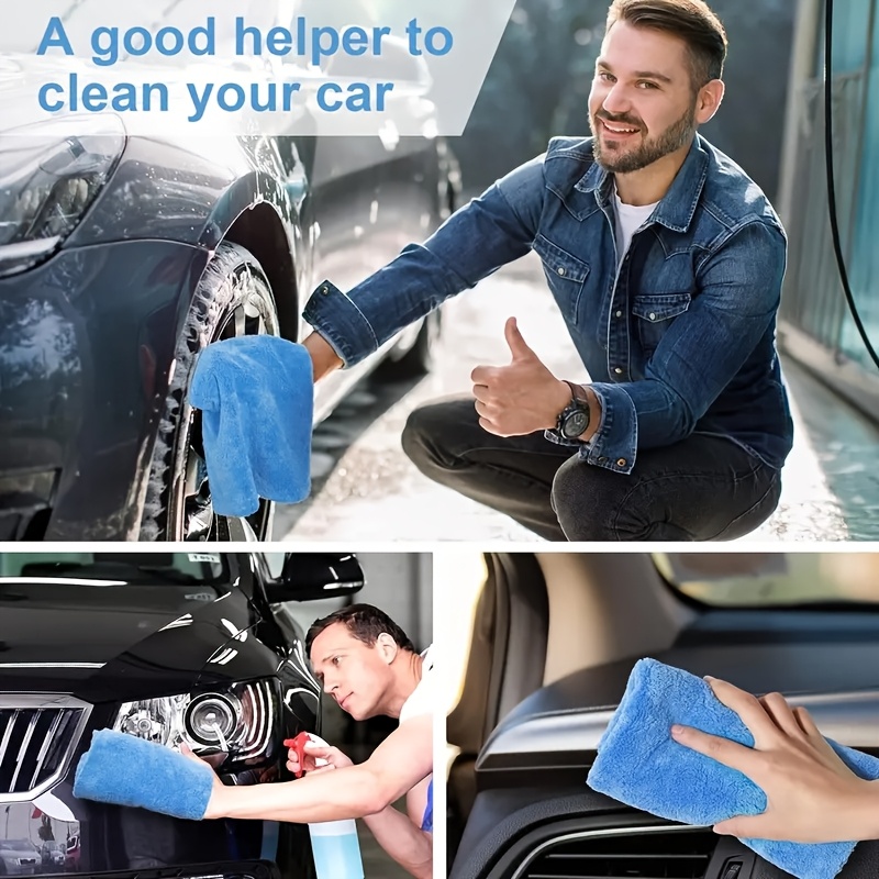 1/3/5PCS Microfiber Cleaning C - Microfiber Towel Detailing avaliação e preço