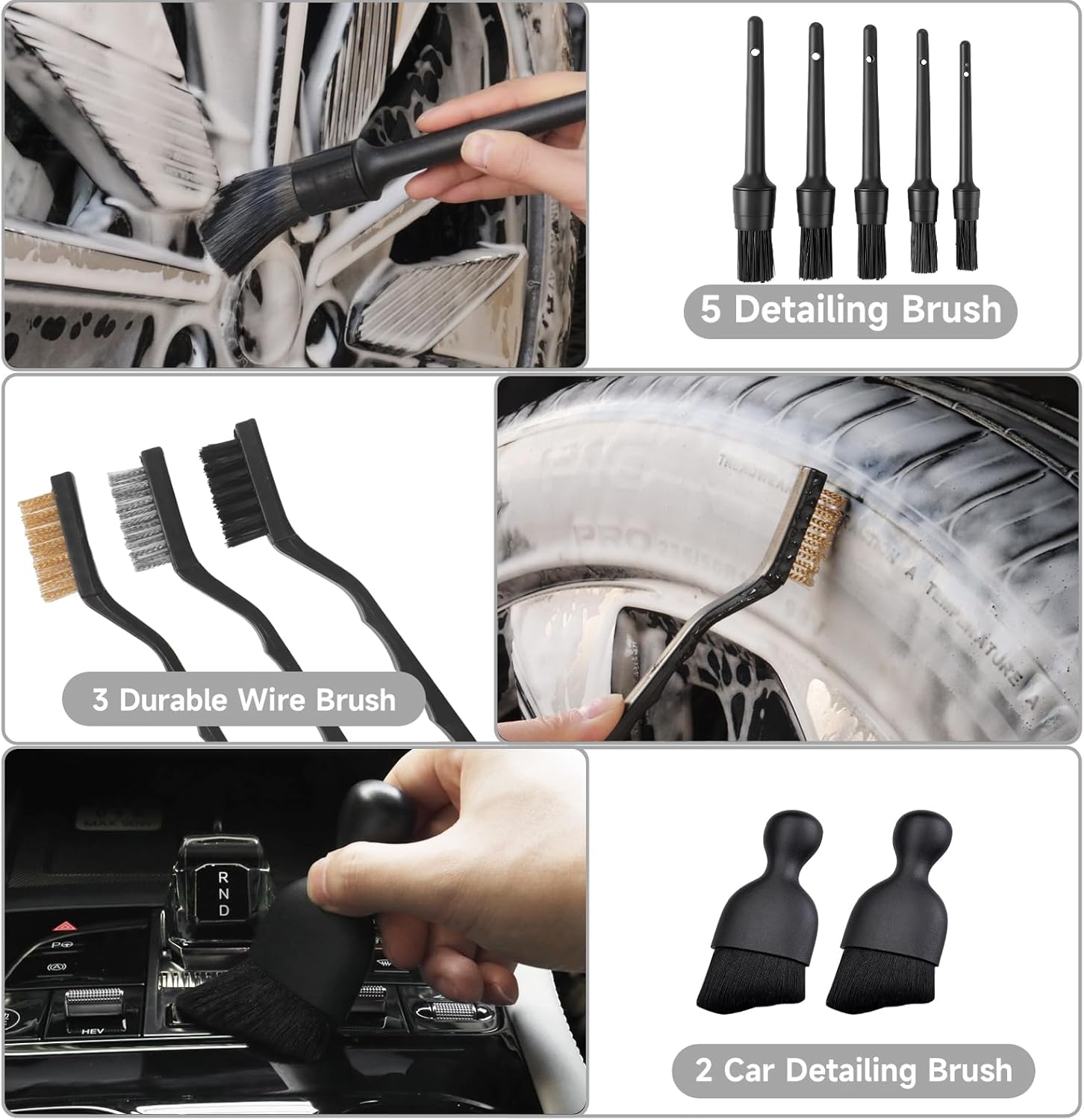 Car Detailing Kit, 36Pcs Profe - Interior Detailing Kit avaliação e preço