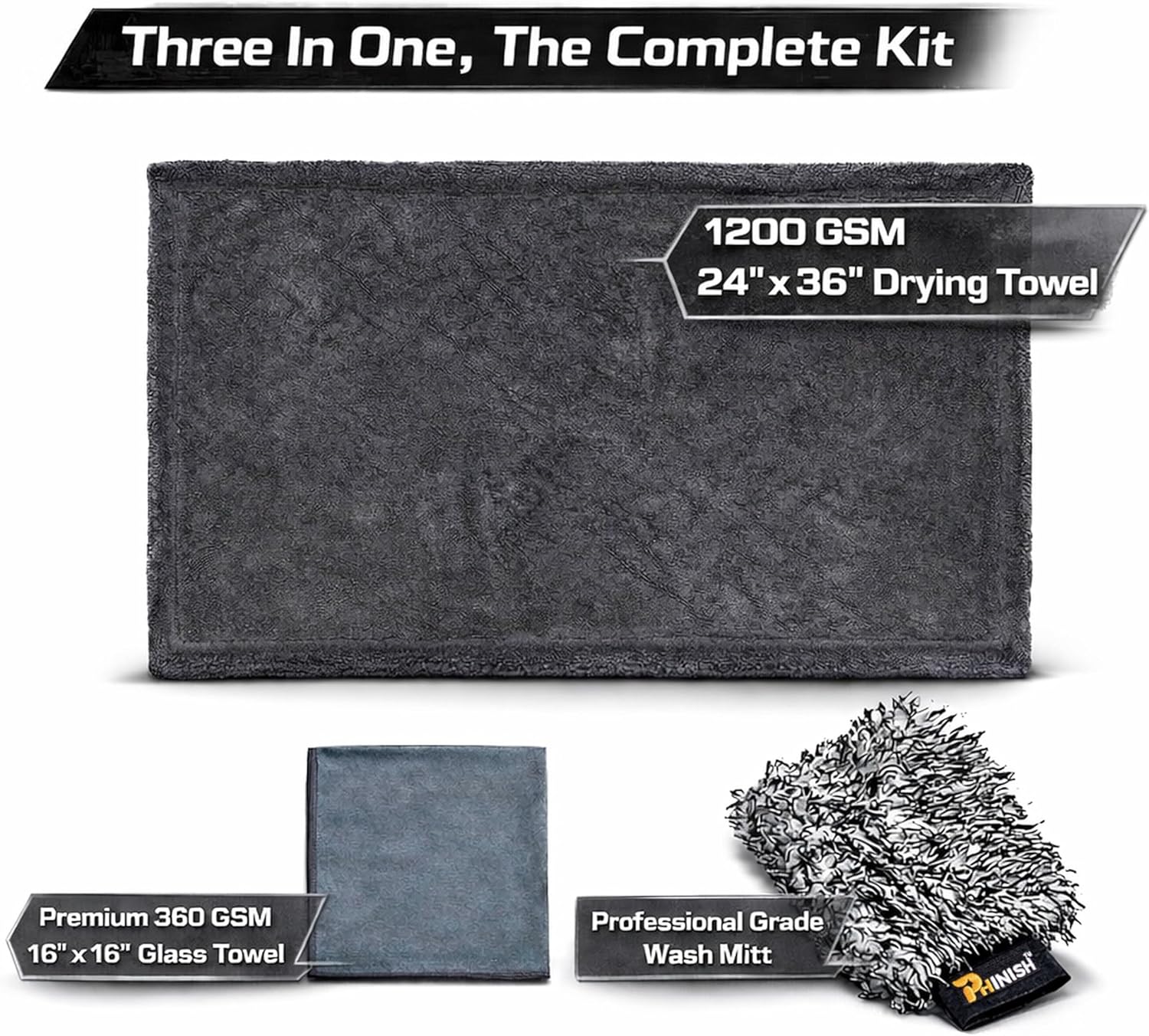 24x36 Car Drying Towel 1200 GS - Microfiber Towel Detailing avaliação e preço