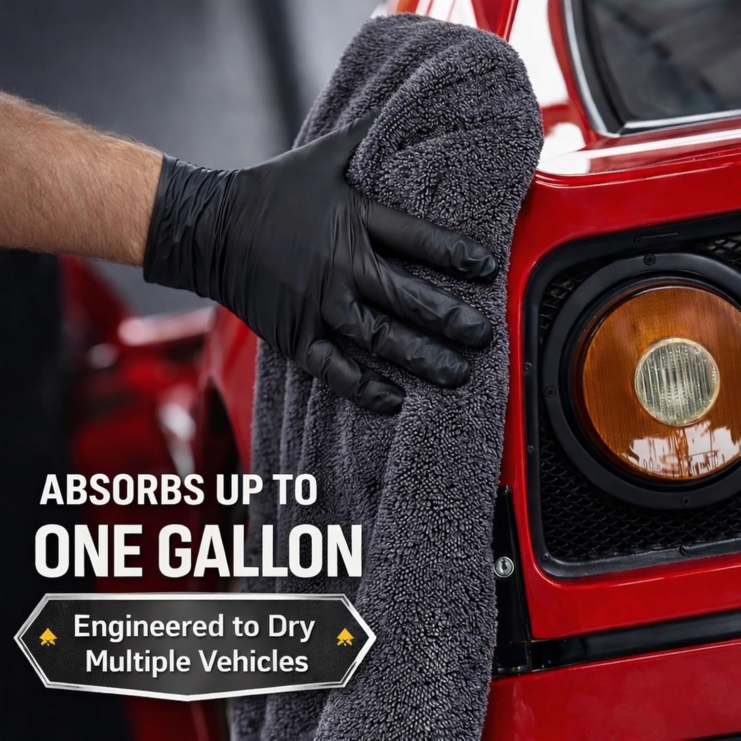 24x36 Car Drying Towel 1200 GS - Microfiber Towel Detailing avaliação e preço