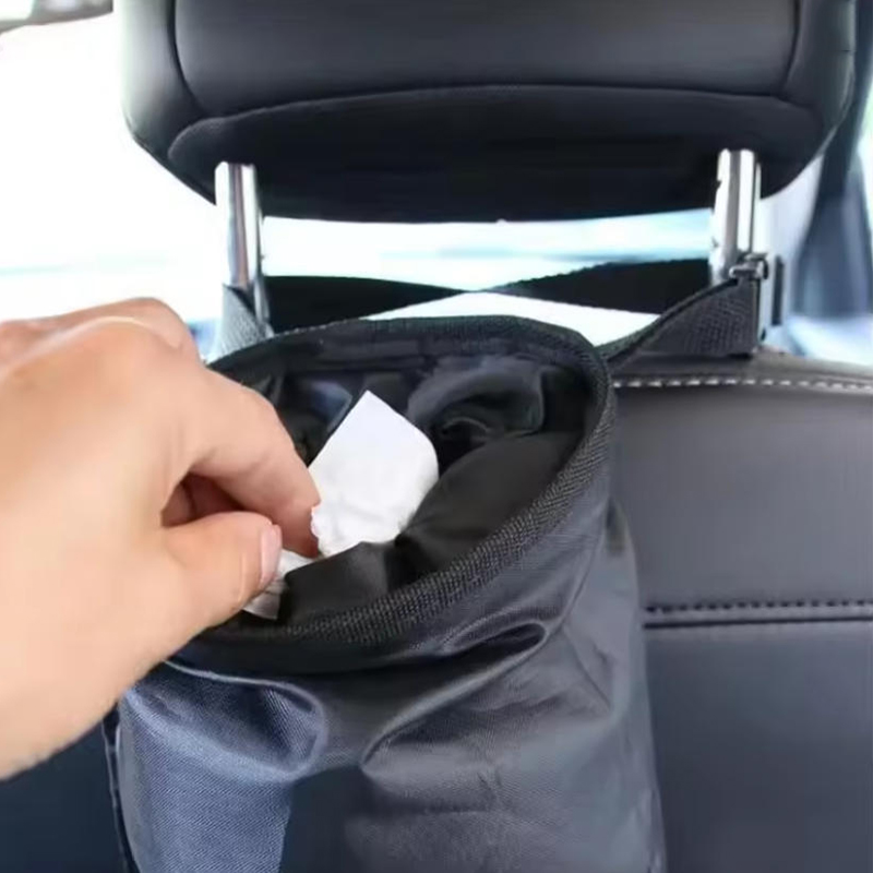 1pc Car Seat Back Trash Holder - Seat Cleaner Fabric avaliação e preço