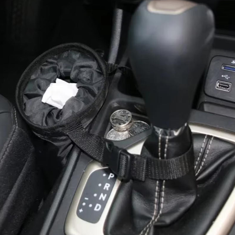 1pc Car Seat Back Trash Holder - Seat Cleaner Fabric avaliação e preço