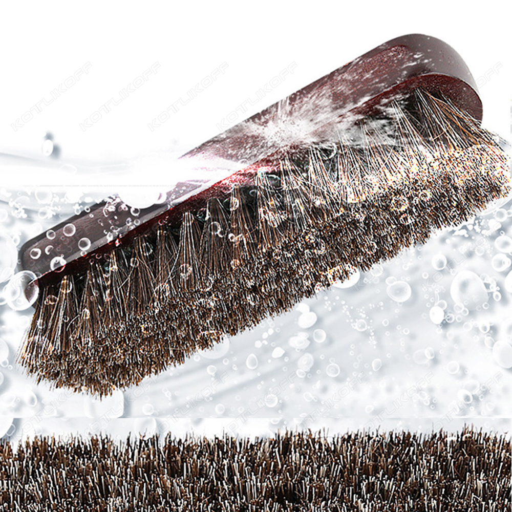 Premium Horsehair Shoe Brush F - Dirt Brush Interior avaliação e preço
