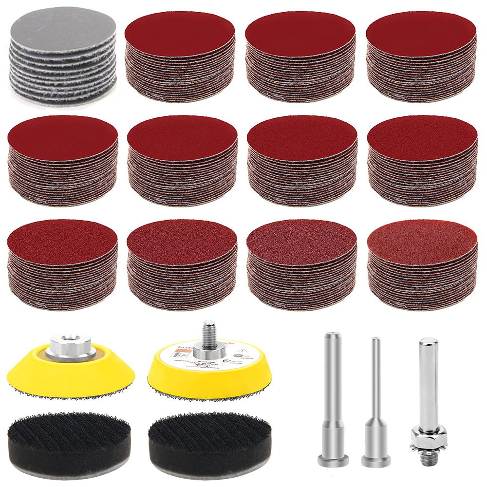 2 Inch Red Sandpaper Set 247 P - Polish Pad Set Buffer avaliação e preço