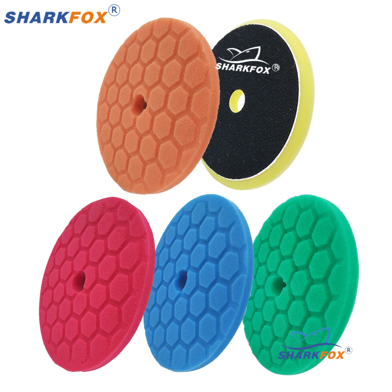 Sharkfox 5 pieces/set 5 Inch(1 - Polish Pad Set Buffer avaliação e preço