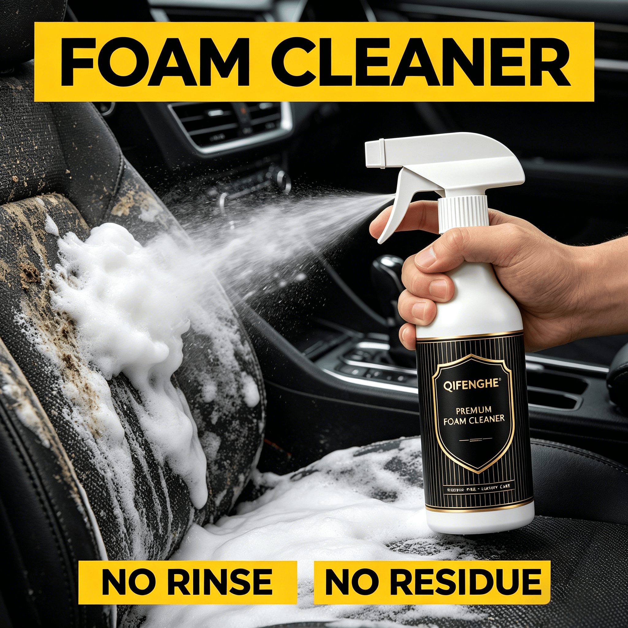 2-in-1 Foam Cleaner – Waterles - Seat Cleaner Fabric avaliação e preço