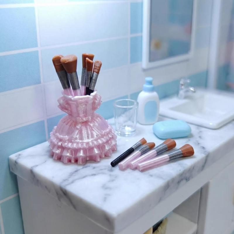 1 Set Makeup Brush Model Scene - Detailing Brush Set avaliação e preço