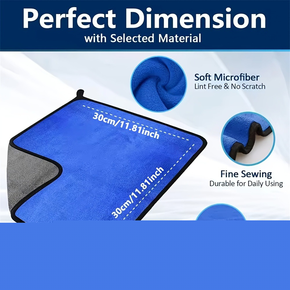 1-10pcs Microfiber Car Cleanin - Microfiber Towel Detailing avaliação e preço