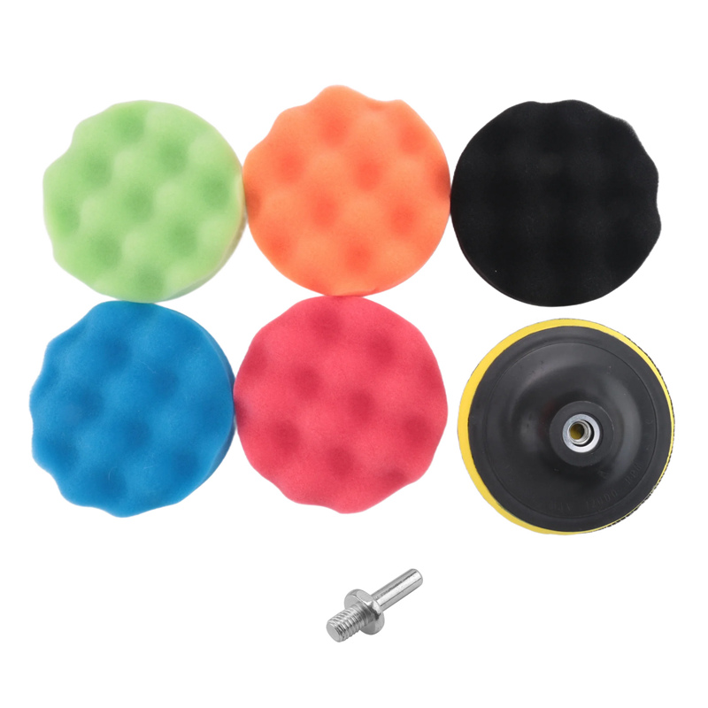 ABJA-8Pcs/Set Car Sponge Polis - Polish Pad Set Buffer avaliação e preço