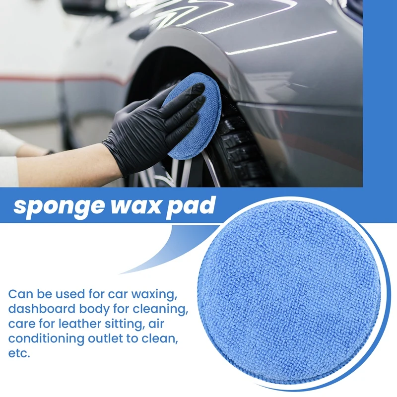5Inch Microfiber Wax Applicato - Wax Applicator Pad avaliação e preço
