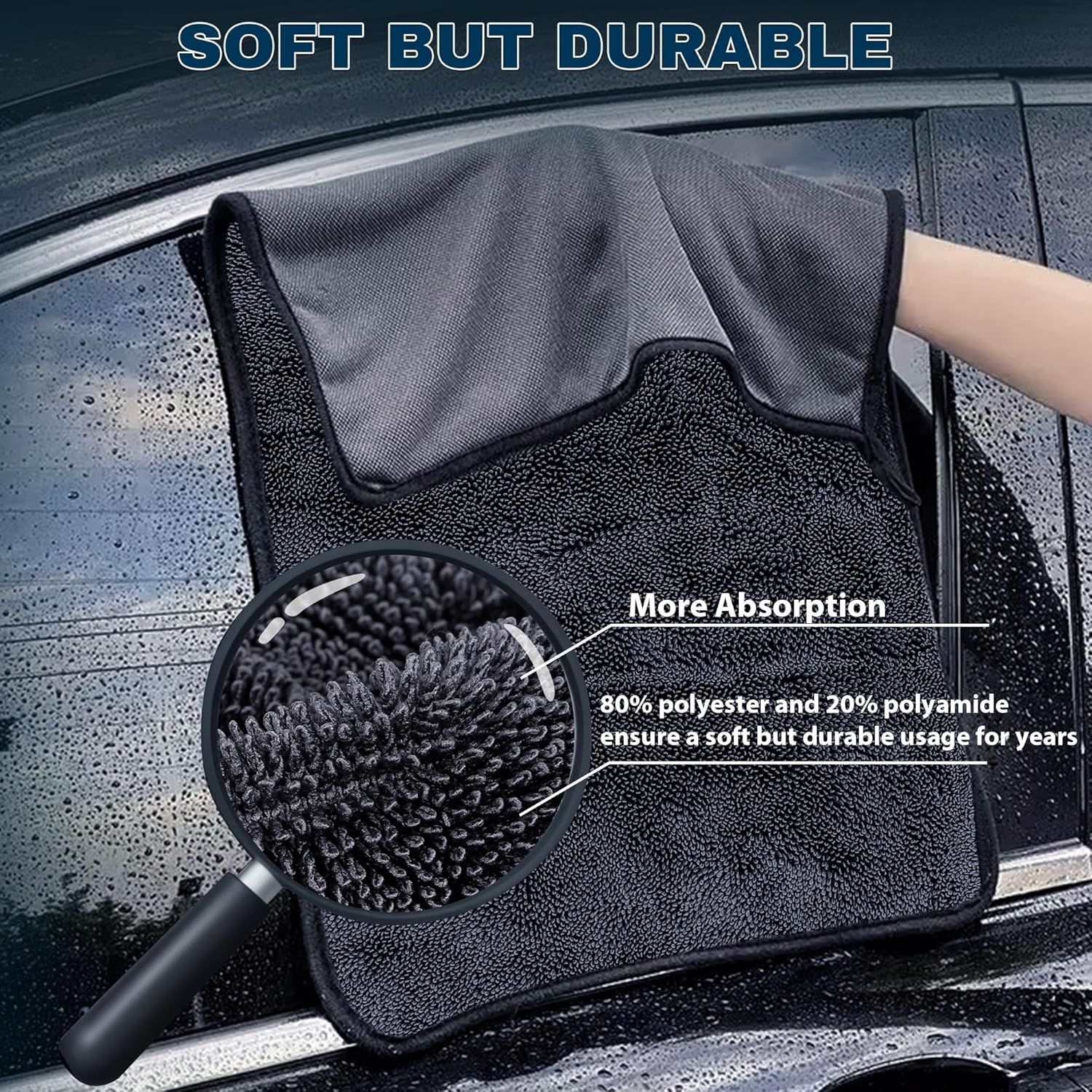 4PCS Microfiber Car Drying Tow - Microfiber Towel Detailing avaliação e preço