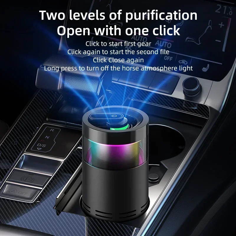 Mini Air Purifier with Aromath - Odor Eliminator Car avaliação e preço