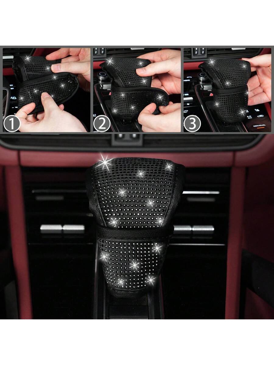 Bling Car Floor Mats Set With  - Dirt Brush Interior avaliação e preço
