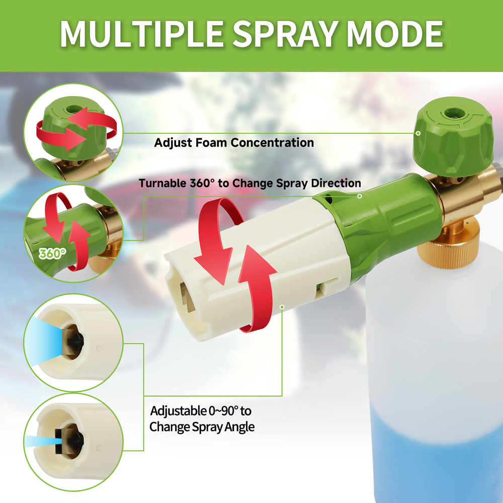 Aluminum Foam gun Lance Foam c - Foam Cannon Car Wash avaliação e preço
