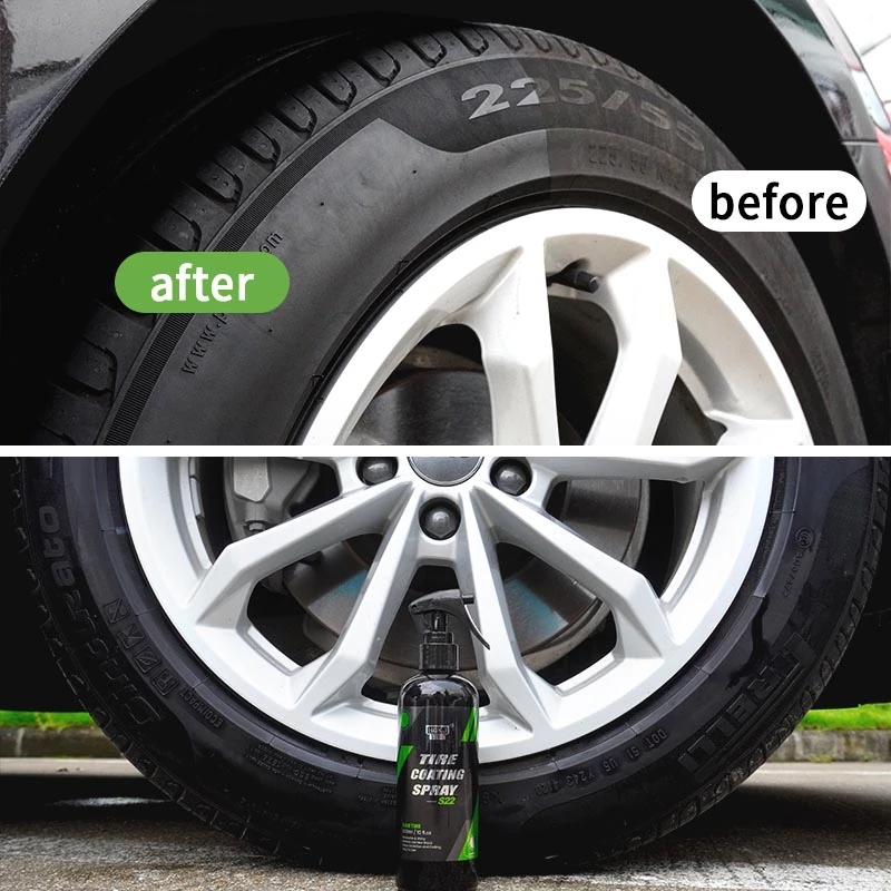 2026 Hot Tyre Gloss Tire Coati - Tire Shine Spray Sealant avaliação e preço
