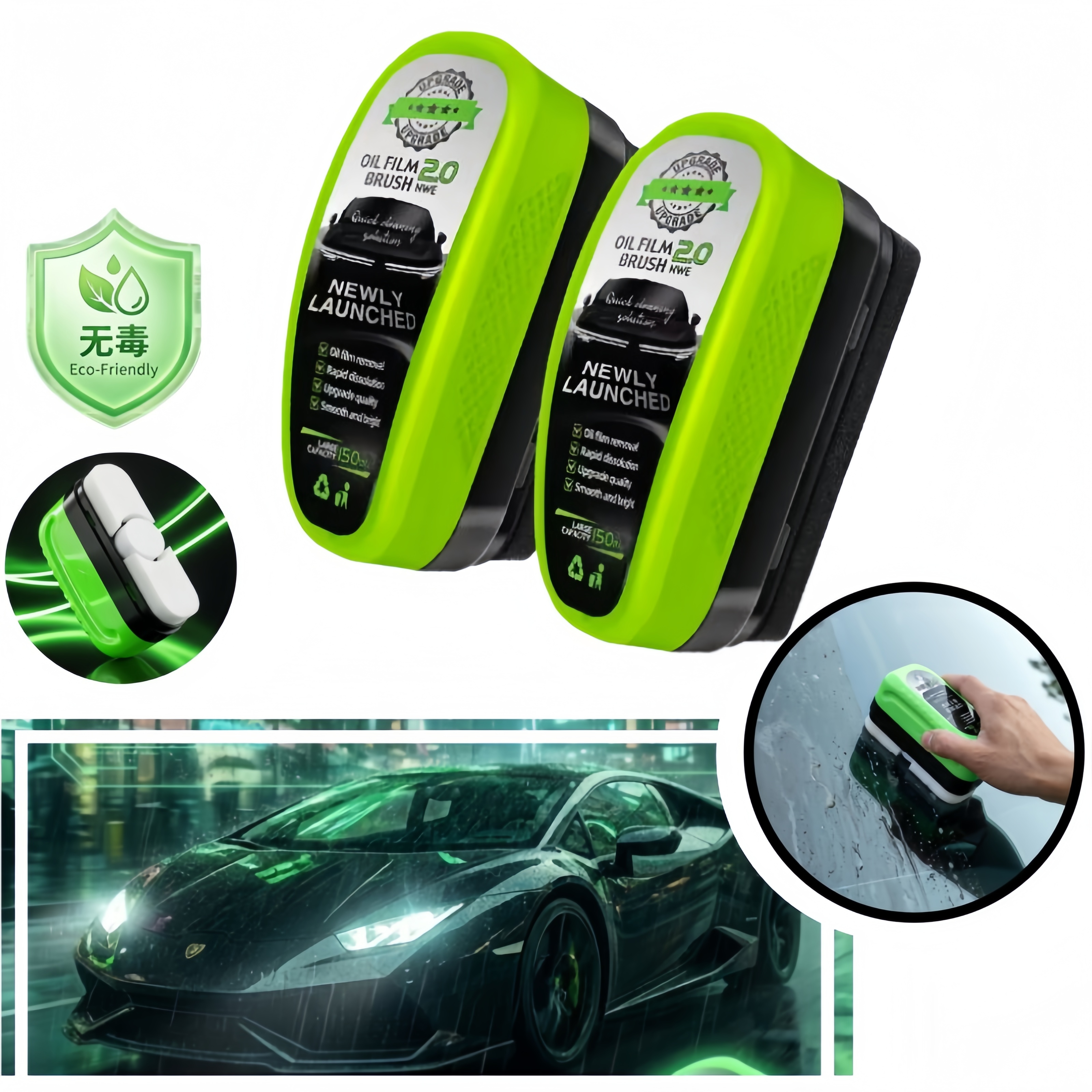 Non Toxic Car Glass Oil Film R - Detailing Brush Set avaliação e preço
