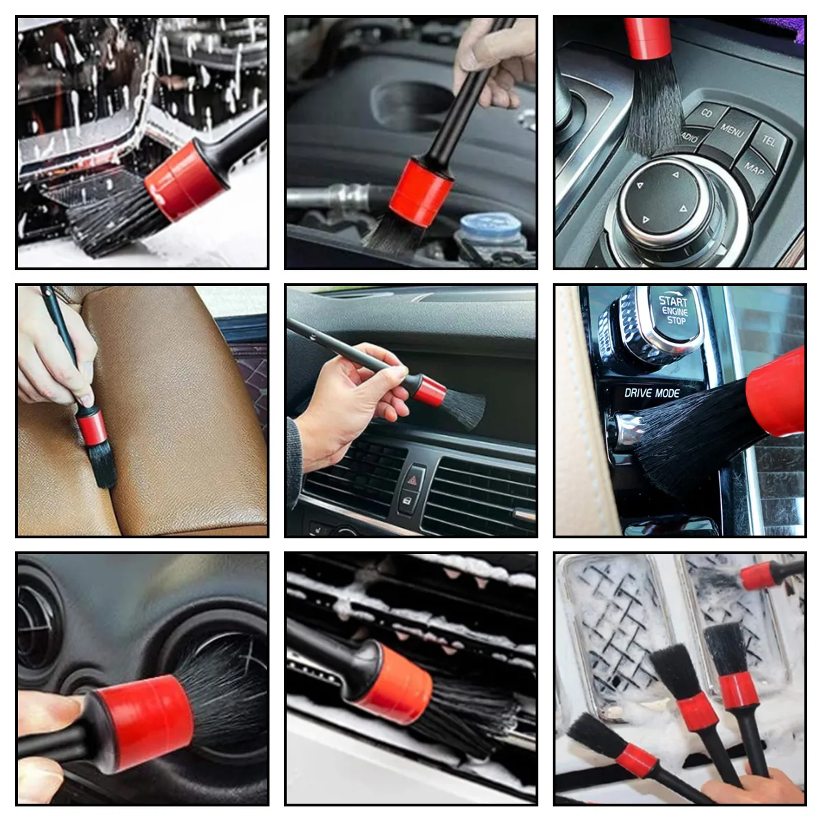 126-Piece Car Detail Cleaning  - Dirt Brush Interior avaliação e preço