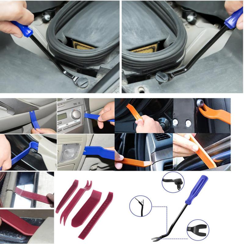 New！5Pcs Non-Scratch Plastic C - Trim Restorer Plastic avaliação e preço