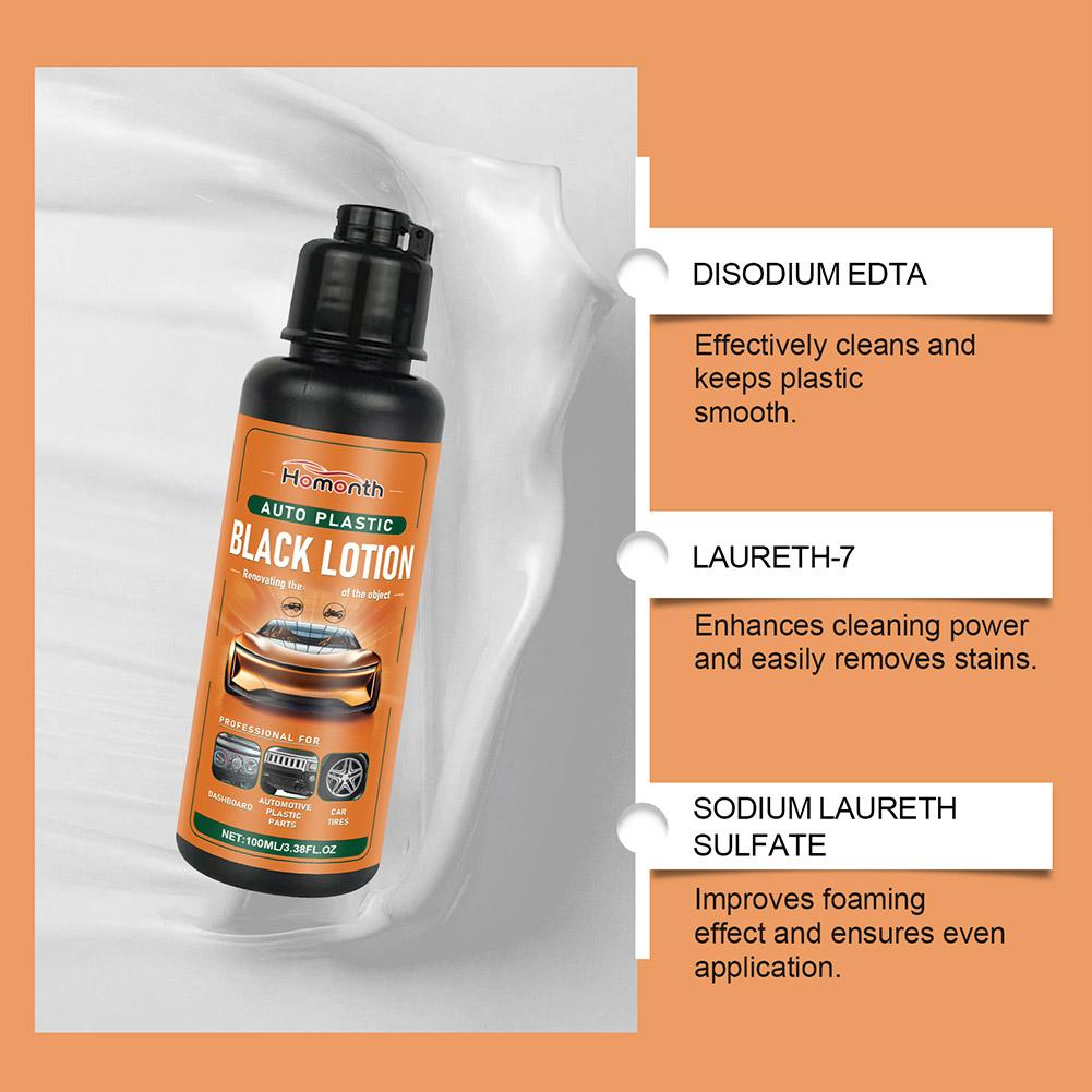 Car Plastic Restorer Black Lot - Trim Restorer Plastic avaliação e preço
