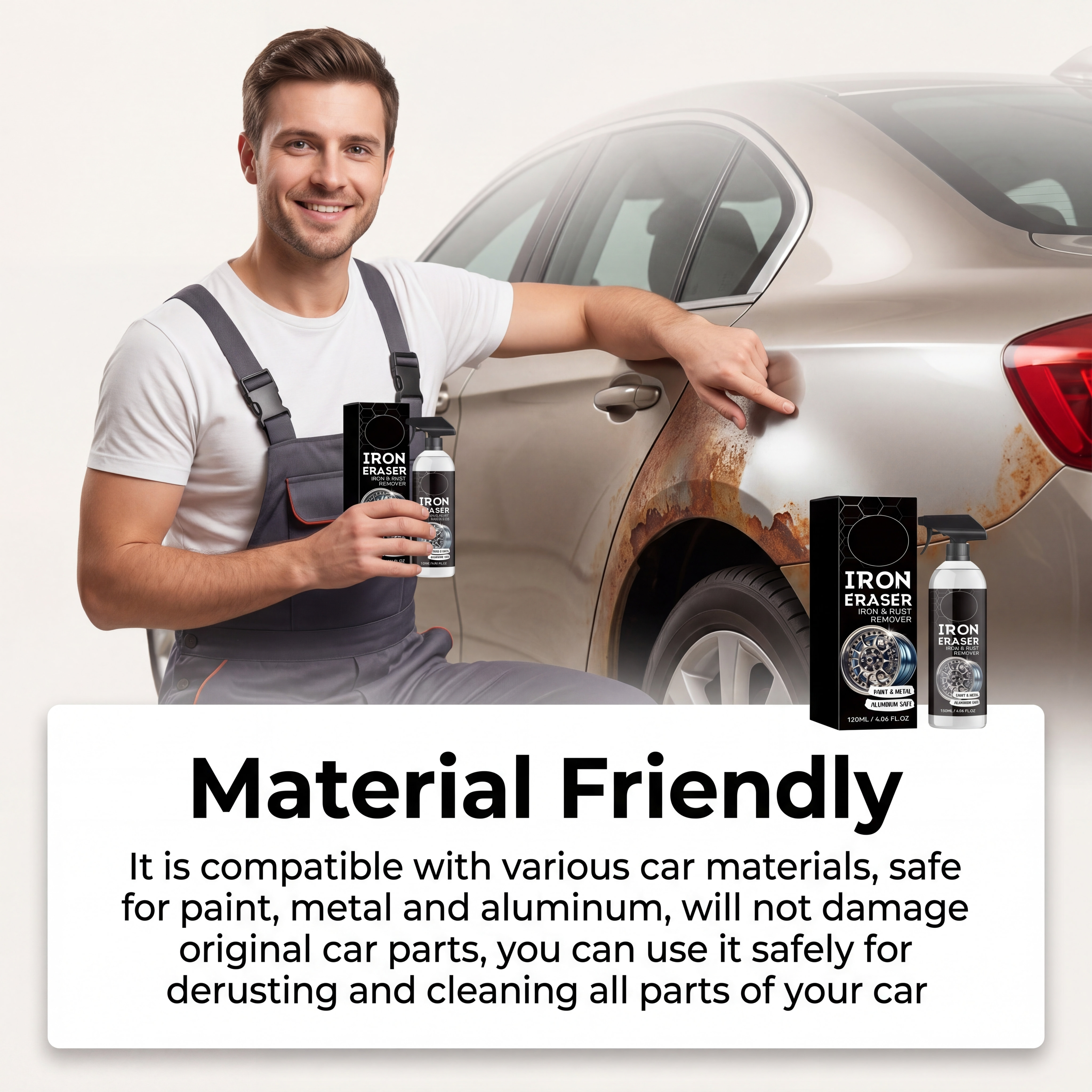 Car Rust Remover Spray Powerfu - Wheel Cleaner Alloy avaliação e preço