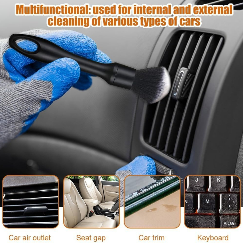 5pcs Automotive Detail Brush K - Interior Detailing Kit avaliação e preço