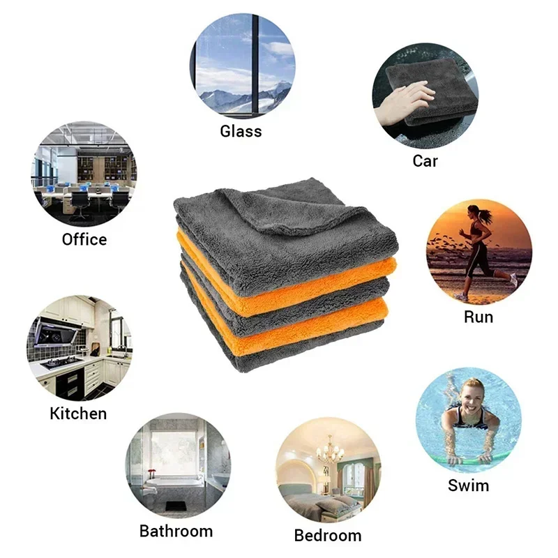 Edgeless Microfiber Car Towels - Microfiber Towel Detailing avaliação e preço