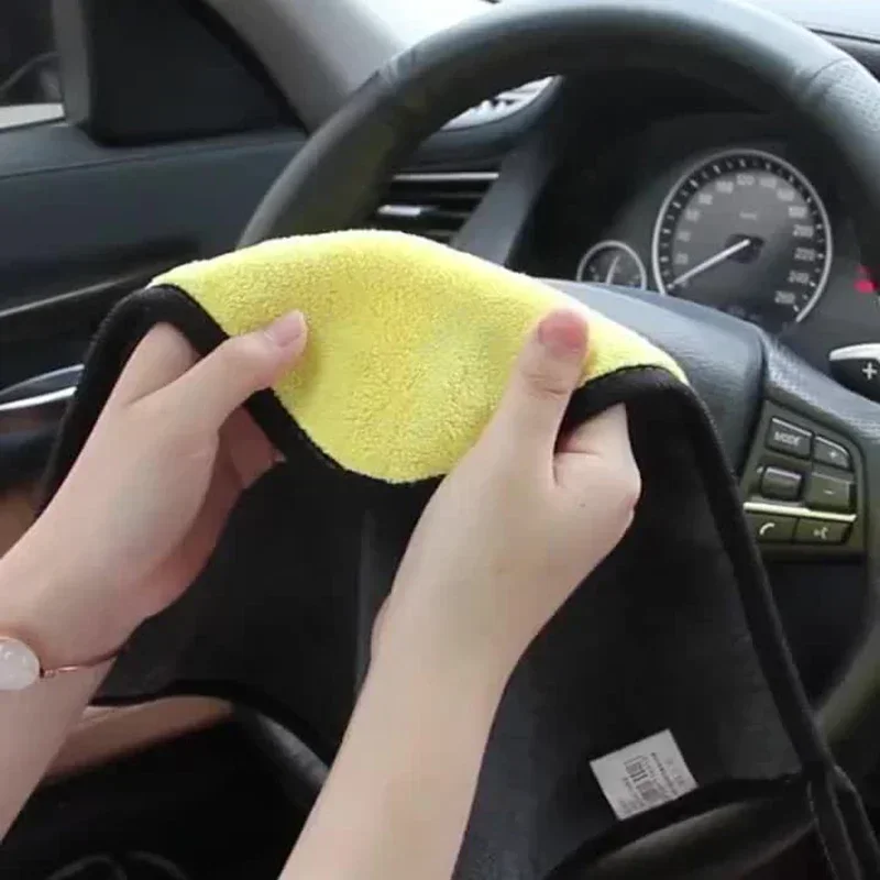 1/5pcs Thicken Car Microfiber  - Microfiber Towel Detailing avaliação e preço