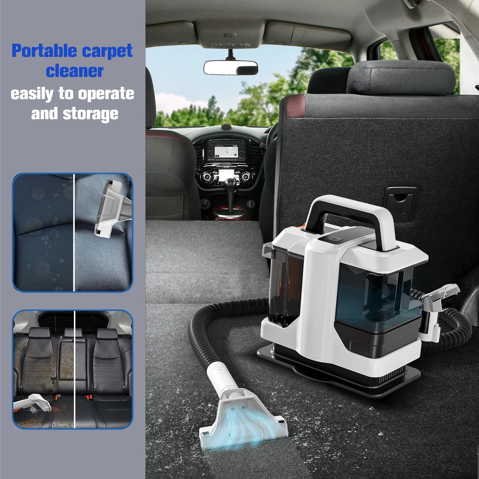 Latest Portable Home Appliance - Seat Cleaner Fabric avaliação e preço
