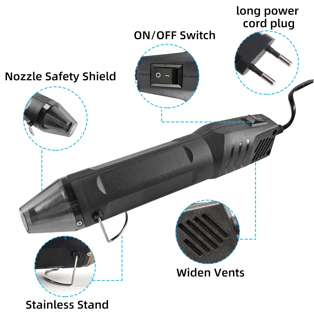 300W EU Hot Air Gun Soldering  - Dryer Car Blower avaliação e preço