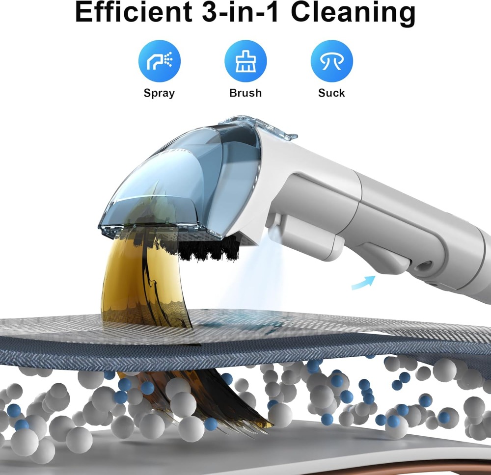 450W Carpet Cleaner Machine Up - Seat Cleaner Fabric avaliação e preço