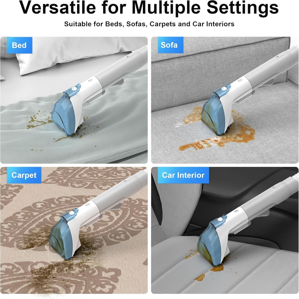 450W Carpet Cleaner Machine Up - Seat Cleaner Fabric avaliação e preço