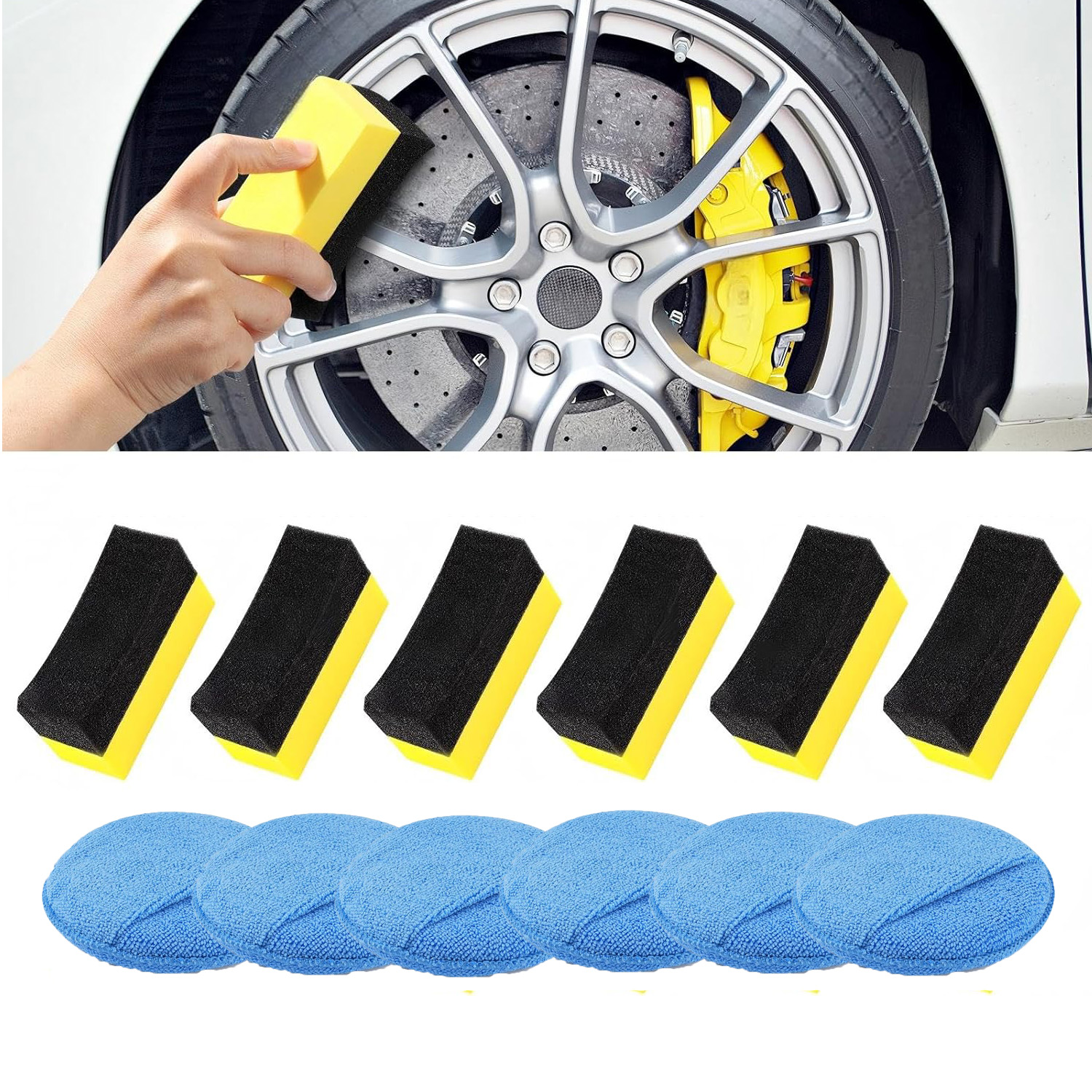 Auto Cleaning Sponge Brush Wax - Wax Applicator Pad avaliação e preço