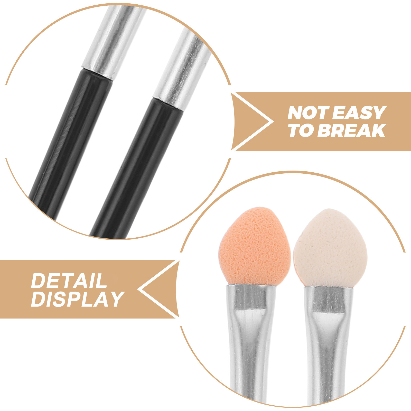100Pcs Mini Sponge Brush Set F - Detailing Brush Set avaliação e preço