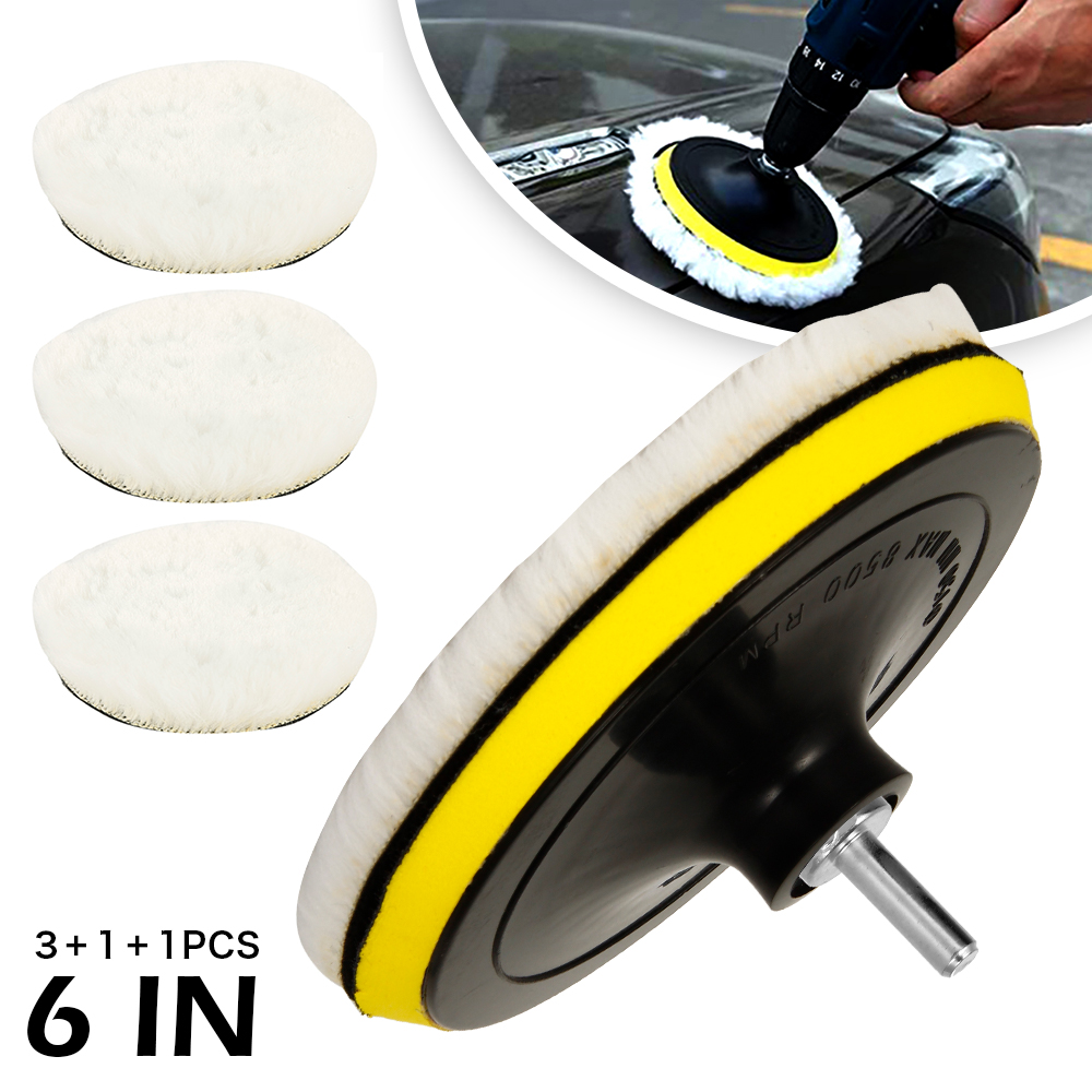 5pcs Car Polishing Pads Set 6  - Polish Pad Set Buffer avaliação e preço
