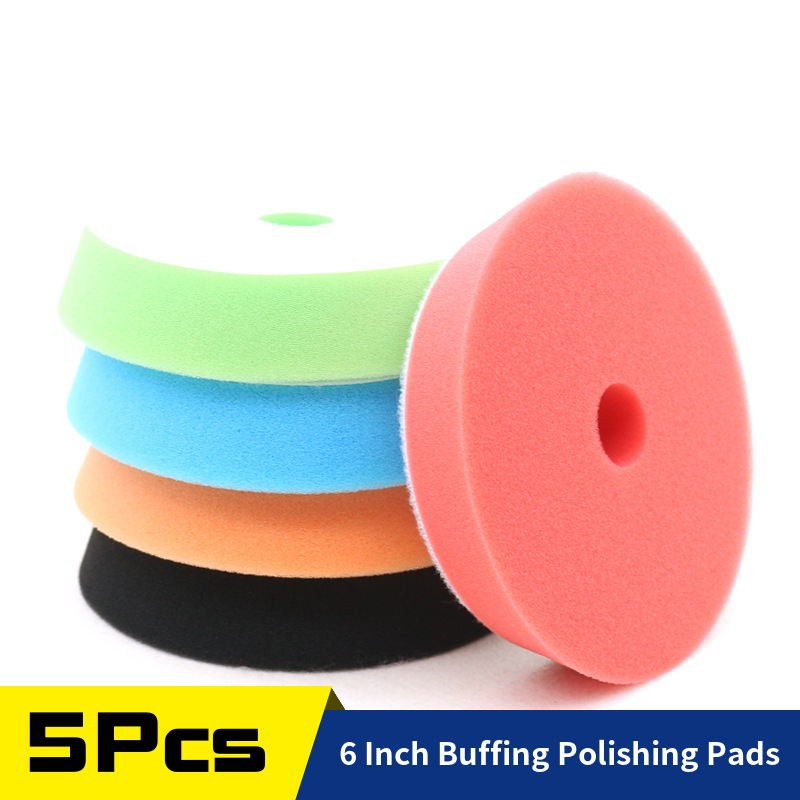 5Pcs 6inch Sponge Polishing Pa - Polish Pad Set Buffer avaliação e preço