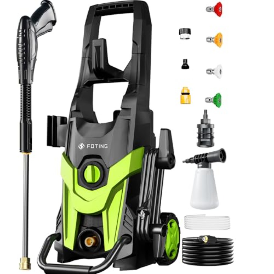 Power waher 4300PSI with 4 Qui - Foam Cannon Car Wash avaliação e preço