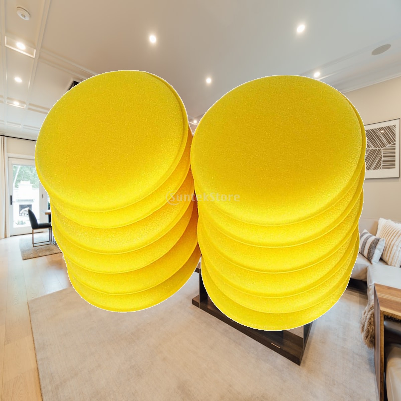 Buffer Polisher Kit Sponge Wax - Polish Pad Set Buffer avaliação e preço