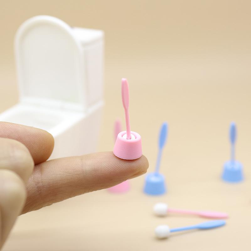 1 Set Mini Simulation Toilet B - Detailing Brush Set avaliação e preço