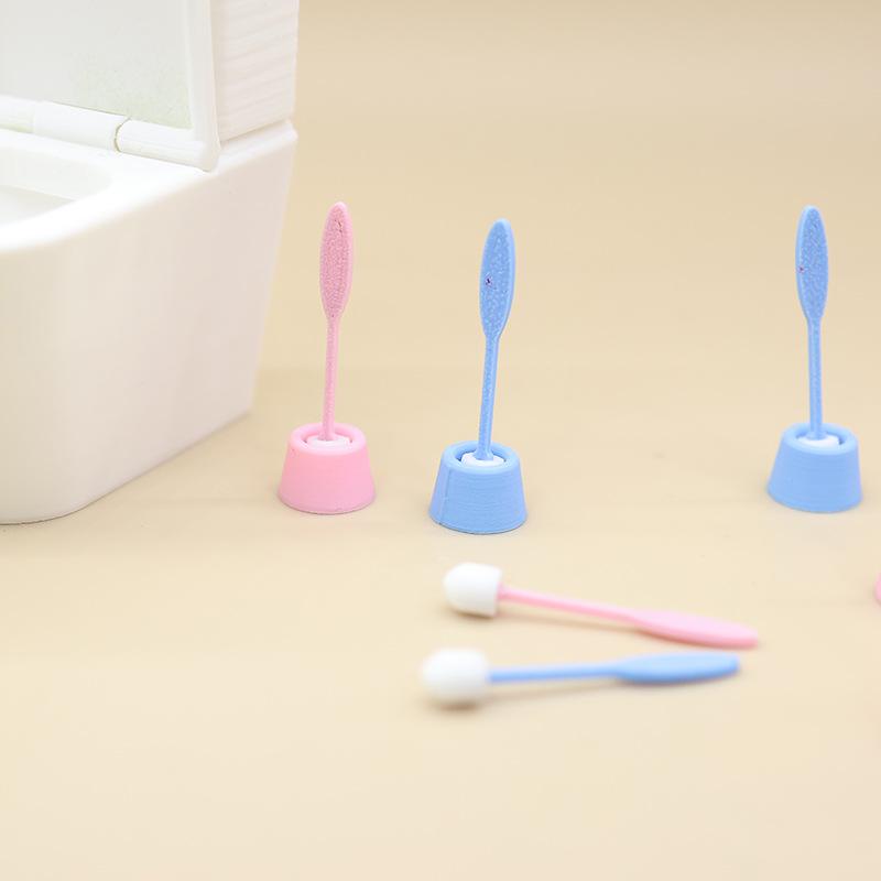 1 Set Mini Simulation Toilet B - Detailing Brush Set avaliação e preço